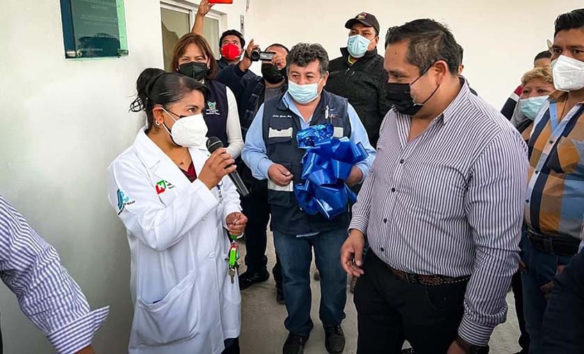 Inauguran rehabilitación de centro de salud en Tezontepec de Aldama